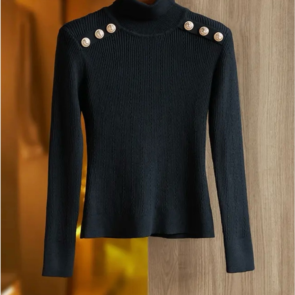 Black sweater shirt